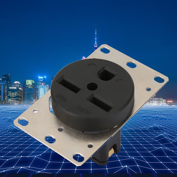 NEMA6-30R 30A 250V Industriel Strømstik 3 Huller Strømstik Ledningsstik