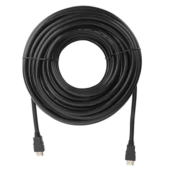 HDMI AM till AM-kabel 1.4 enkel version kopparledare järnskal svart lock 1080P10 meter