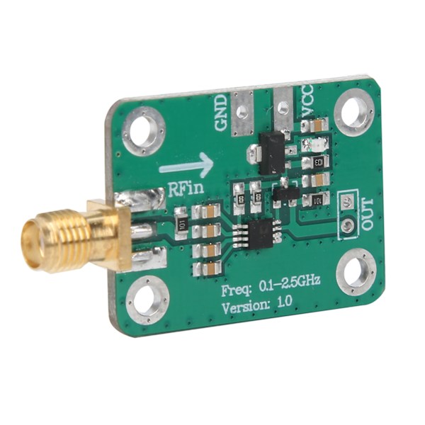 0,1-2,5 GHz logaritmisk detektor RF Power Meter Radio Frequency Detection Module Høj nøjagtighed