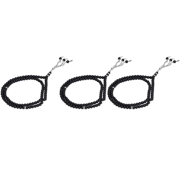 3 st bönepärlor 99 pärlor polerade slätare ytor 8 mm diameter bekväma att bära ljusare handhållna bönepärlor