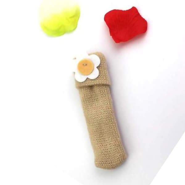 Bordsbenssockor Dubbelstickade Stolsbenssockor Förtjockade Slitstarka Möbler Tyst Skydd Golvskydd med Mudd Beige