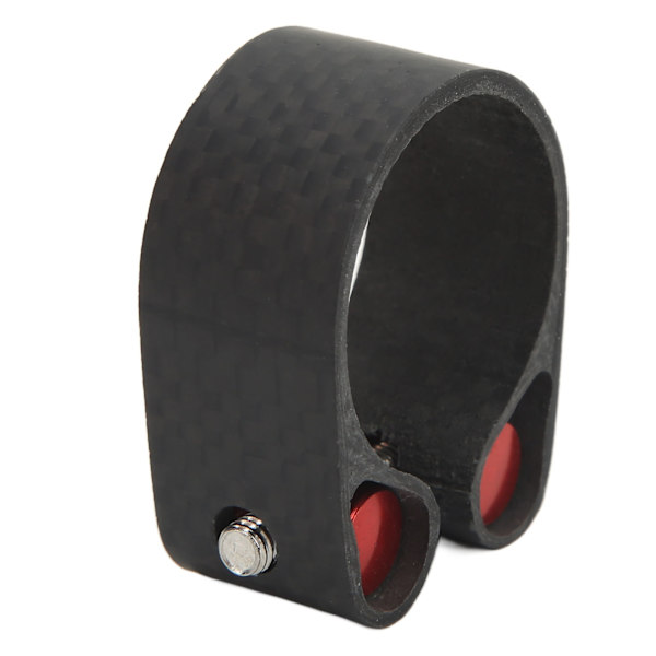 Sykkel Setepinne Klemme Karbonfiber Fjellsykkel Rørklemme Svart CNC Kutting Setepinne Krage for Landeveissykler 30.8/31.6mm