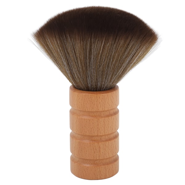 Rakborste för män med trähandtag Nylon trasigt hårborttagning Flexibel rakning Skumborste