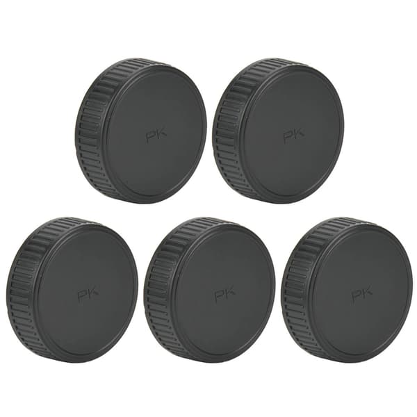5 st Plast Bakre Skyddslock Passar Pentax PK Mount SLR Kameralins