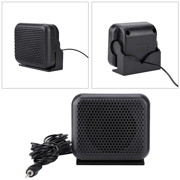 NSP-100 Mini extern högtalare Mobilradiomikrofon för Kenwood Yaesu ICOM skinka bilradios