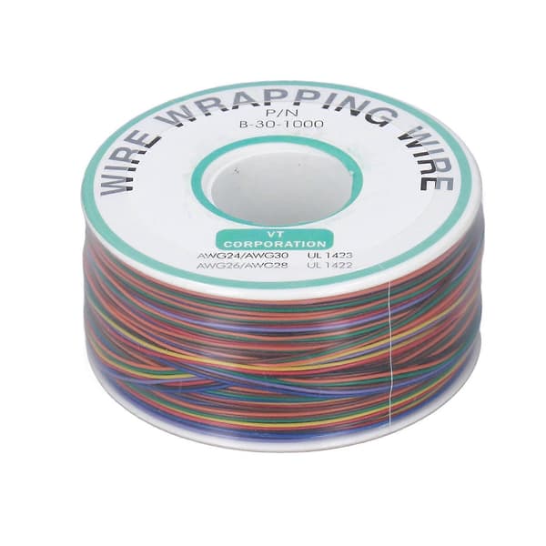 8-tråds farget isolasjonstestkabel 30AWG fortinnet kobberkabel 280m for bærbare datamaskiner