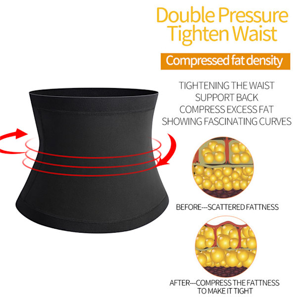 Waist Trainer Belt Naisten Miesten Laihdutus Body Shaper Belt Tummy Control Shapewear
