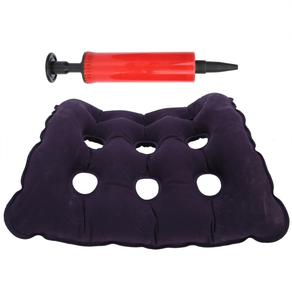 Antisårkudde Uppblåsbar stolkudde för äldre sängliggande patient med pump (kungsblå)