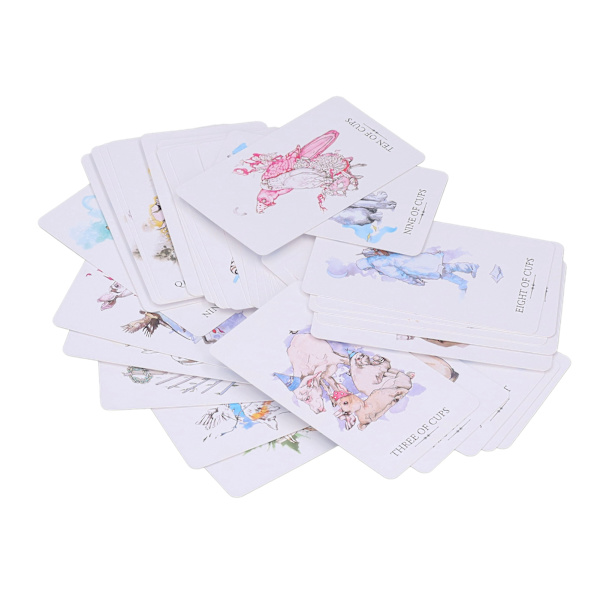 78 Decks The Linestrider Tarot Vackra Mönster Belagd Pappersprognoskort Spel