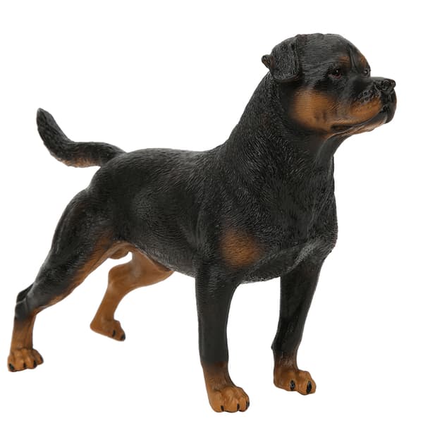 Rottweiler simuleringsmodell ornamenter skrivebordsdekorasjon pedagogisk leketøy for barn
