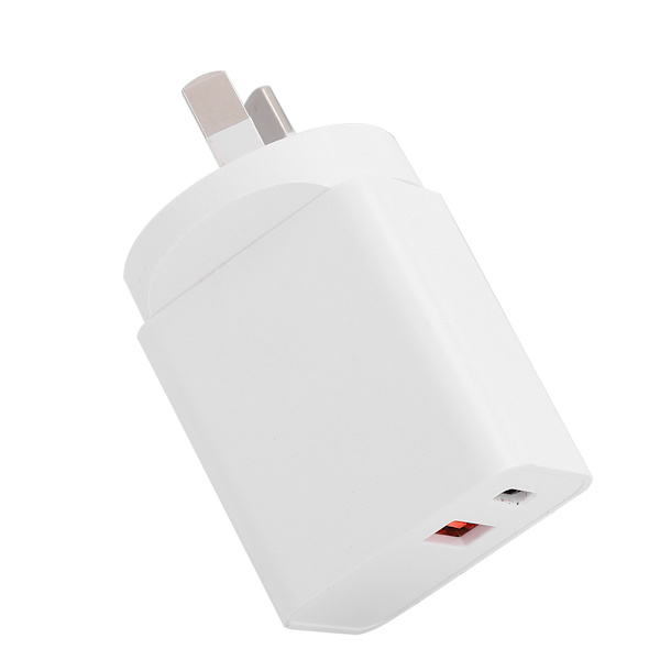18W bärbar typ C smartphone väggladdare snabbladdningsadapter för IOS 100‑240VAU-kontakt