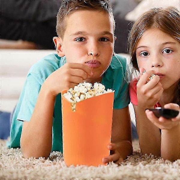5 st Hopfällbar Popcornhink Silikon Mikrovågspopcornhink Gör-det-själv Popcornhink