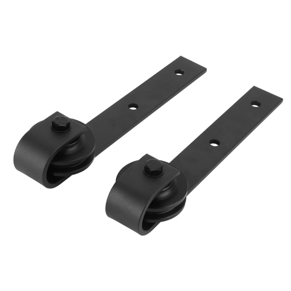 Glidende stalddør Remskive Hardware Rack Ophæng Rullehjul Kulstofstål Støjfri