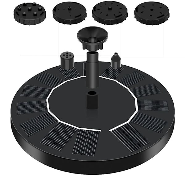 Solcellsdriven Flytande Fågelbadfontänpump