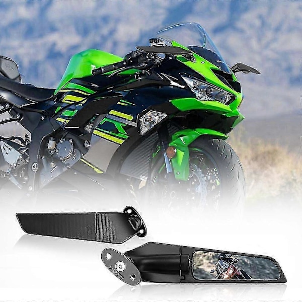 Motorcykel Bakspejle Sidespejl Justerbart Roterende Bakspejl kompatibelt med R15V3 R25 R3 R15V