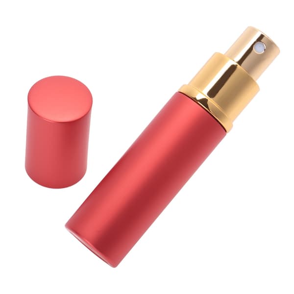 10 ml påfyllbar parfymeflaske bærbar tom pumpe lotion parfyme forstøver rød