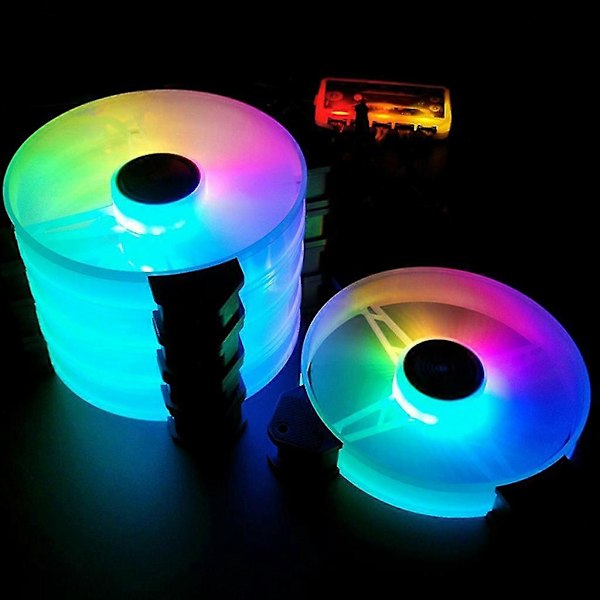 Coolmoon Yuhuan 140 Fläkt 14cm Dator Kylfläktar Tyst Rgb 6pin Stationär Kylare
