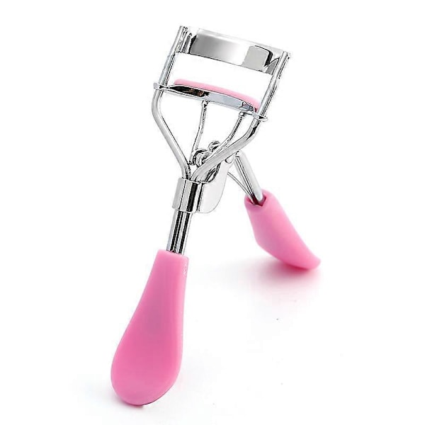 Rosa Ögonfransböjare med 4 Refill-kuddar - Designad för att inte nypa eller dra, bara böjer ögonfransarna och fransraden avsevärt på ett
