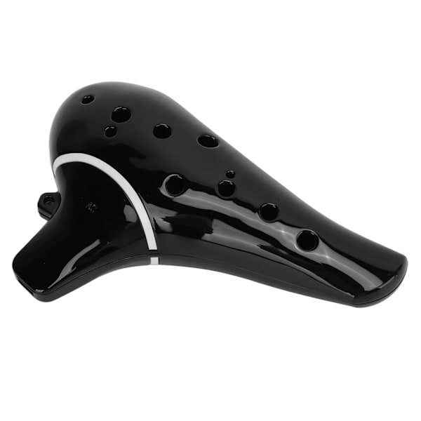 Ocarina 12 hål AC Alto C Key Bärbart blåsinstrument för professionell nybörjare