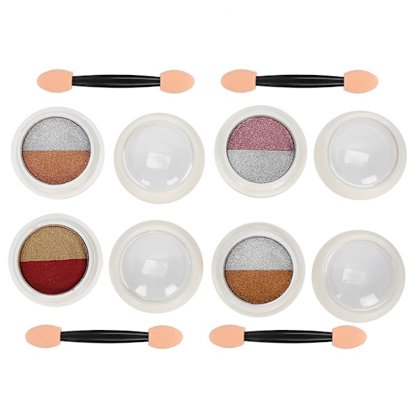 Nail Art Glitter Mirror Pulver Pigment Puder Nail Art Manikyr Pulver Tillbehör