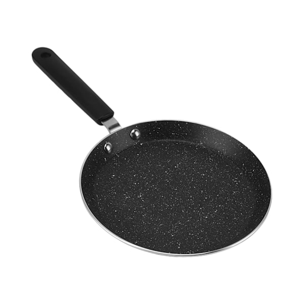 Crepe-pannekakepanne, nonstick, rund form, aluminiumslegering, bærbar stekeplate, pannekakemaker, 8 tommer