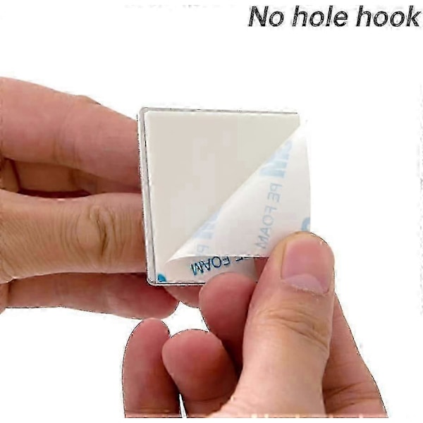 Ruostumattomasta teräksestä valmistetut itseliimautuvat pyyhekoukut kylpyhuoneeseen, 4 kpl (hopea) Hopea