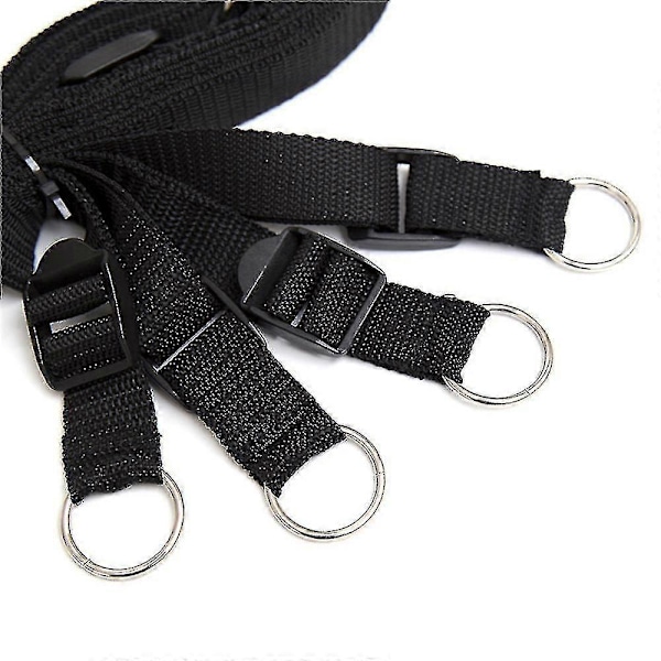 Justerbart Set med Mjuka Läderhandbojor för Hand, Handled och Ankel - Remmar Kit