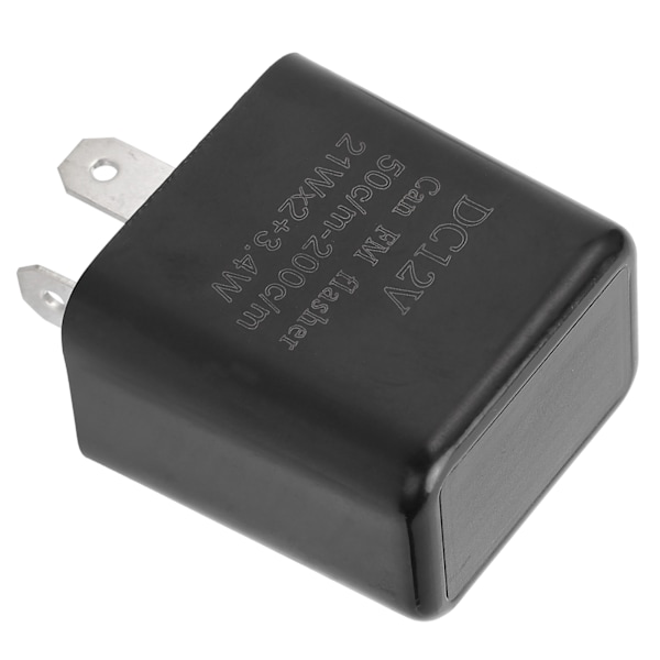LED-vilkkurele autoon ja moottoripyörään, suuri teho, 3-nopeuksinen säädettävä vilkku DC 12 V