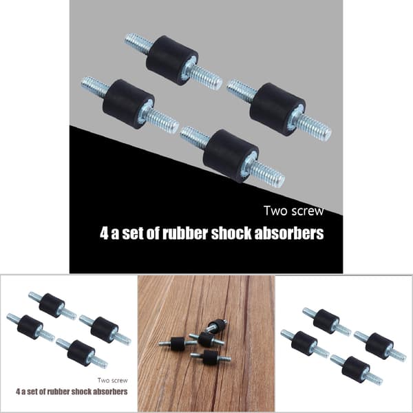 Luftkompressorpumpe Anti-vibrationsgummiophæng Støddæmper M4 10*10