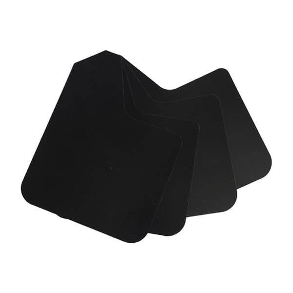4-pak Stænklapper For og Bag Sort Universal til Lastbil Pickup Bil Sort Black 385mmx293mm