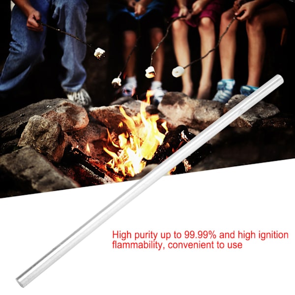 3 st magnesium metallstång Mg element stång hög renhet 99,99% överlevnad nödtillbehör (10mm*250mm) (10mm*250mm)