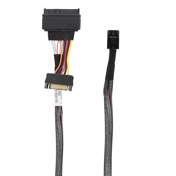 Mini SAS SFF-8643 - SFF-8639 U.2 4CH liitäntäjohto Intel 750 P3700 / PM963 SSD:lle