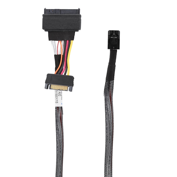 Mini SAS SFF-8643 till SFF-8639 U.2 4CH-anslutningskabel för intel 750 P3700 / PM963 SSD