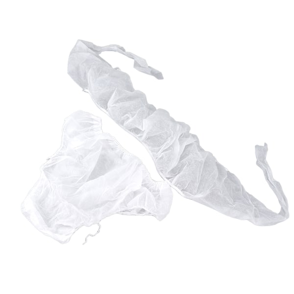 Disponibel BH Underkläder Kvinnor Resor Bärbar Skönhetssalong Mjuk Hygienisk Andas BH Trosor Set