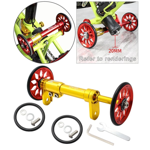 Easy Wheel Teleskopstang Foldecykel Easywheel Bageste Last E x tension Rod--
