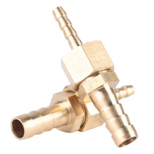 2 stk 4-8 mm messingkobling slangehale reduserende pluggkontakt