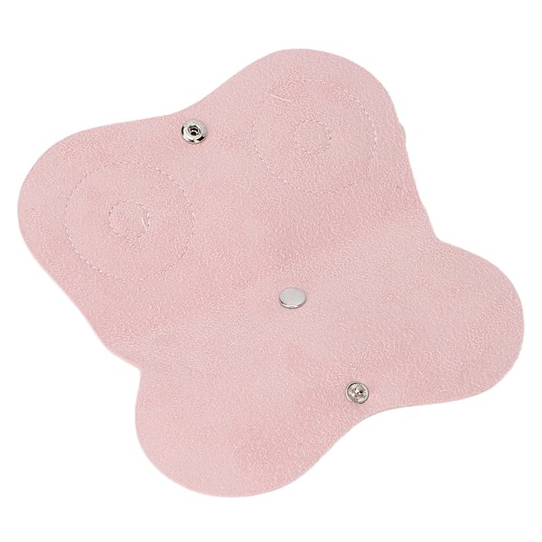 Glasögonfodral Dubbel försäkring Tryckknapp Hängdesign Solrosmönster Bärbar Solglasögonfodral Rosa