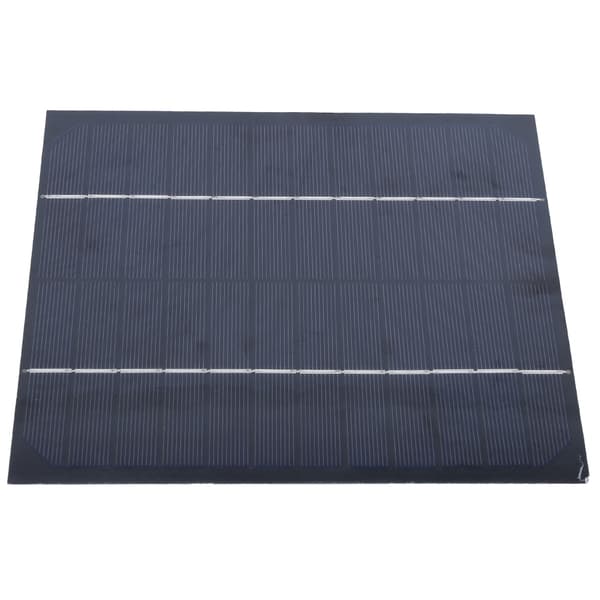 6W 12V Monokrystallinsk Silicium Solpanel Udendørs til DIY Batterilader Strømforsyning