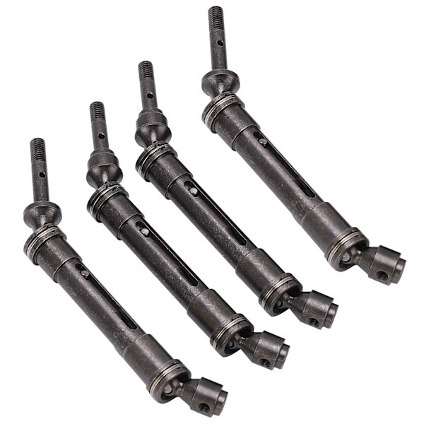 Forreste og bageste drivaksler i aluminiumlegering holdbare CVD-opgraderingsdele til Traxxas 1/10 RC-bilSort