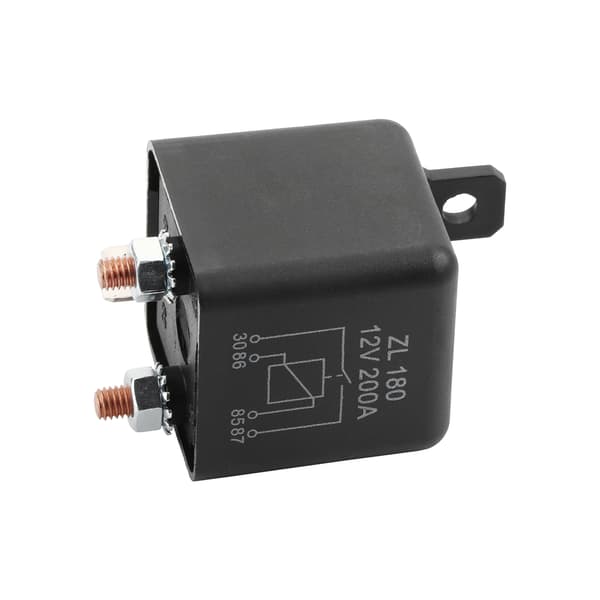 Ny 12V 200A Heavy Duty Split Charge ON/OFF Switch Relæer Bil Auto Båd 200Amp