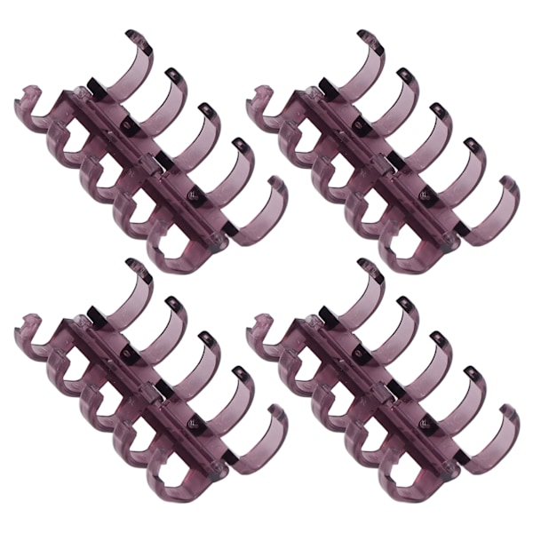 20 st bindningsringar segmenterad design rymmer 60 ark 11 mm bindningstjocklek kontorsmaterial lila