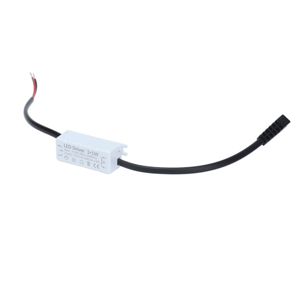 LED-drivrutin 1x1W transformatoradapter för strömförsörjning AC85‑265V till 2‑4VDC LED-drivrutin för LED-ljusdatorprojekt