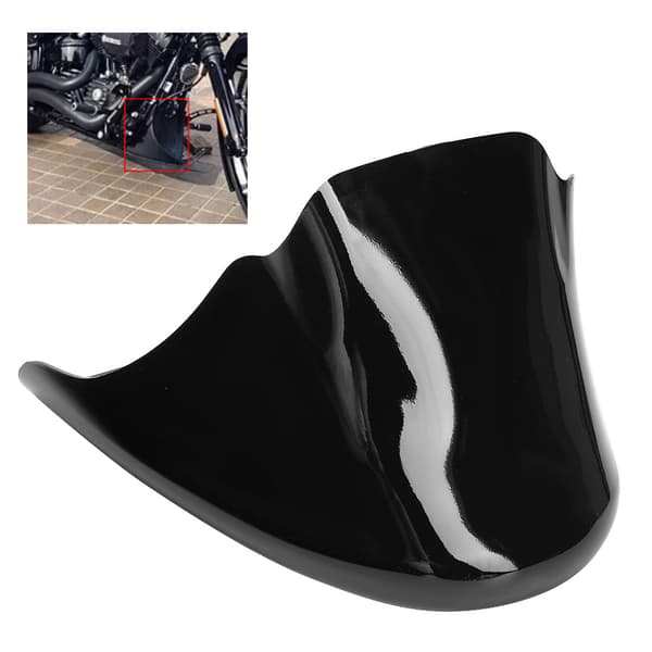 Motorcykeldele Tilbehør Spoiler Hageskærm Passer til XL1200 Modeller 04-17 (Blank Sort)