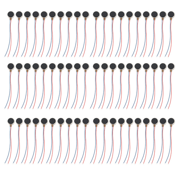 30 kpl litteä värinämoottori ultraohut minikolikko litteä värinämoottori matkapuhelimille tableteille 3 V 12000 rpm