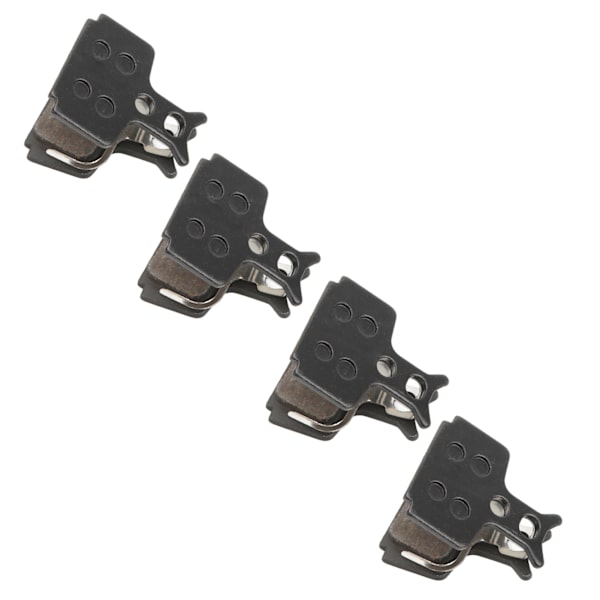 4 st/set Resinbromsbelägg Semi Metal Värmebeständighet Cykelskivbromsbelägg Ersättning för Mountainbike MS05C