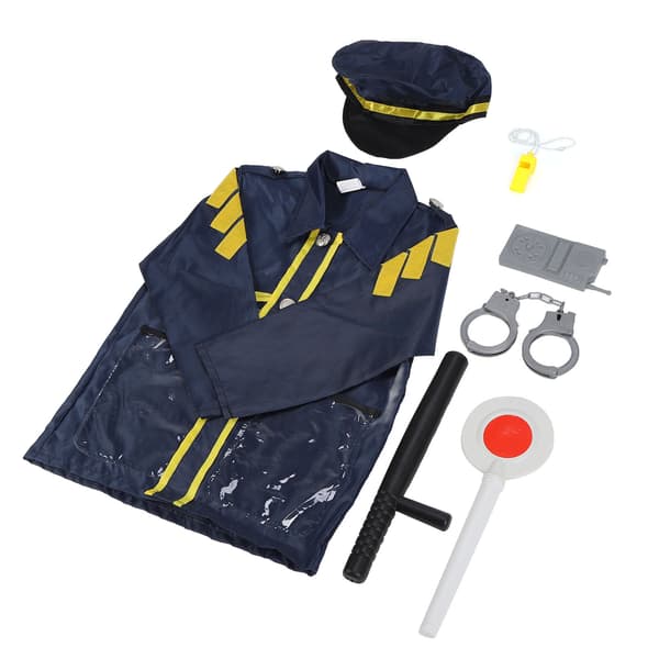 Polis rollspelsdräkt Doug Officer Klä upp sig för barn
