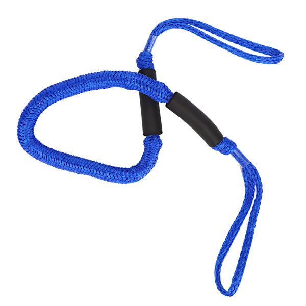 Fritt justerbar kajak Surfing Bungee Dock Line Bekväm Yacht Marine Elastisk Kanot Anslutningsrep Tillbehör Blå