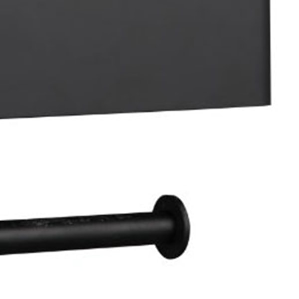 Sort rustfrit stål tissueboks med papirrullerack uden stansning toiletpapir servietholder