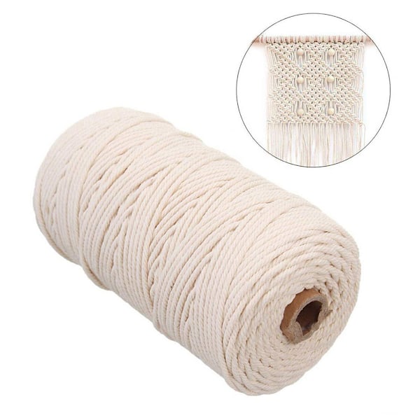 Cotton Rope Soft Skin Friendly Multi Functional Cotton Cord for Wall Hanging Wall Art Tapestry