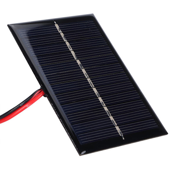 0.6W 6V Solcellepanel Modul Bærbar DIY Polysilisium Solcellelader for Leker Lys 3.7V Batteri